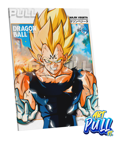 LIENZO DRAGON BALL Z BROKEN MIND (01) MAJIN VEGETA
