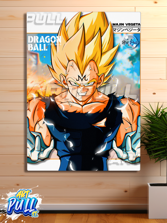 LIENZO DRAGON BALL Z BROKEN MIND (01) MAJIN VEGETA