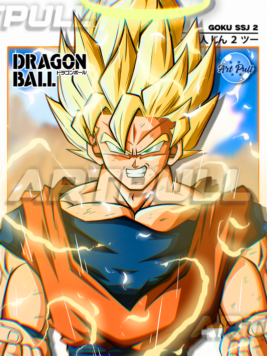 LÁMINA ULTIMATE HERO DBZ BROKEN MIND 02 GOKU SSJ2