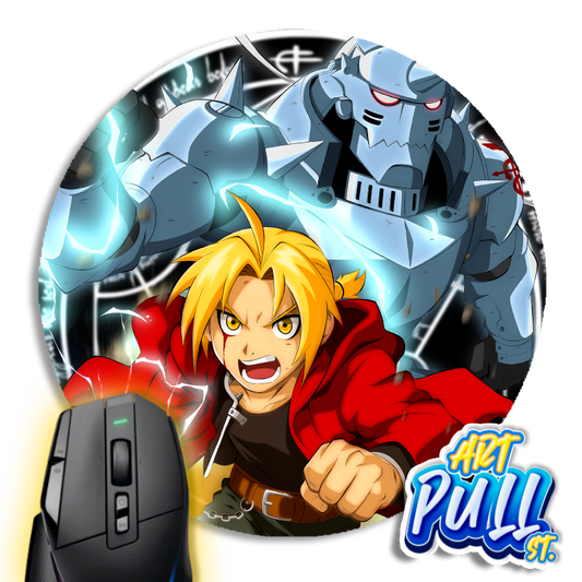 ALFOMBRILLA RATÓN REDONDA FULLMETAL ALCHEMIST BROTHERHOOD