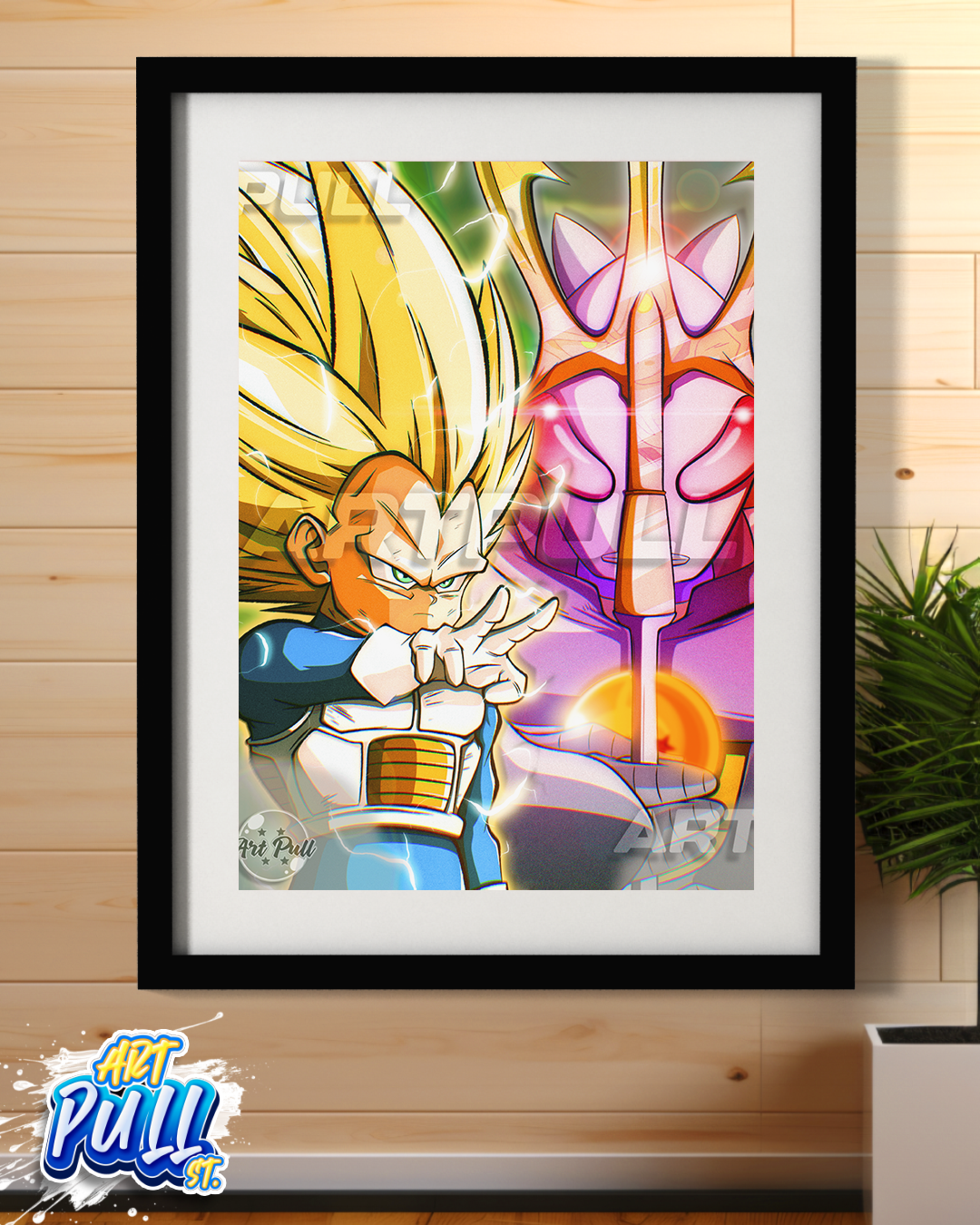 LÁMINA DRAGON BALL DAIMA DEMON 3RD VEGETA SSJ3