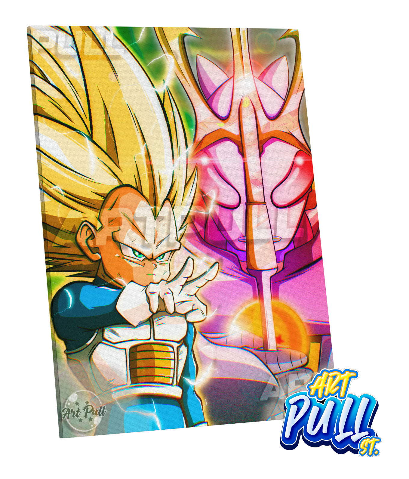 LIENZO DRAGON BALL DAIMA DEMON 3RD VEGETA SSJ3