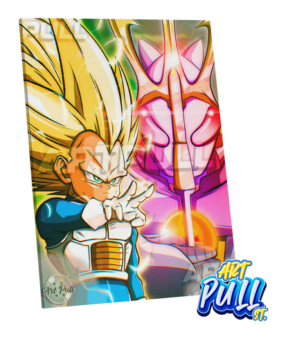 LIENZO DRAGON BALL DAIMA DEMON 3RD VEGETA SSJ3