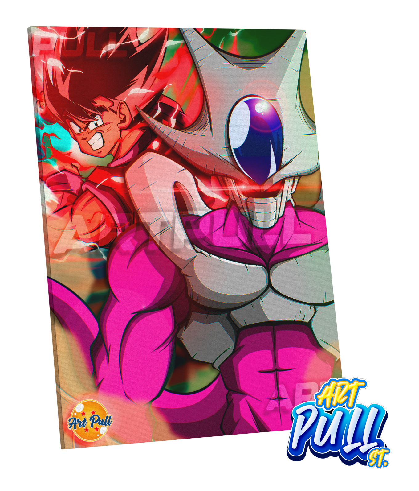 LIENZO DRAGON BALL Z ETERNAL VENDETTA GOKU VS. COOLER