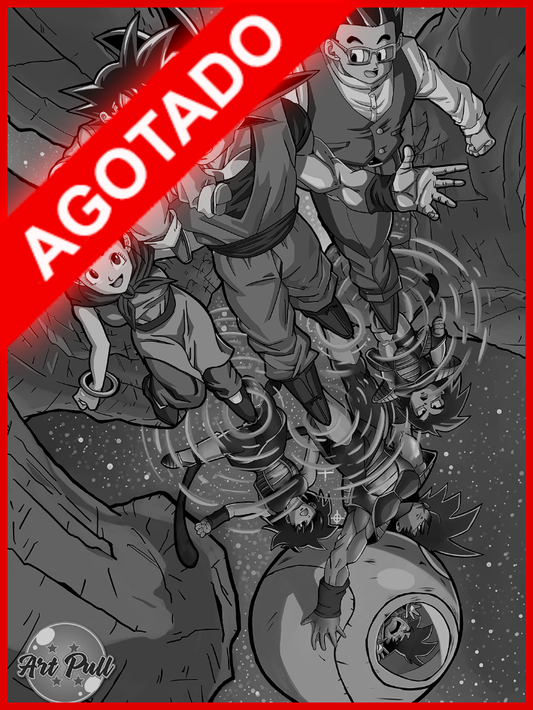 LÁMINA DRAGON BALL SUPER FAMILY