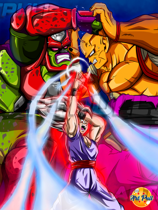 LÁMINA DRAGON BALL SUPER FINAL MAKKANKOSAPPO GOHAN BEAST