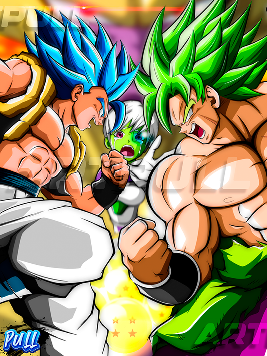 LÁMINA DRAGON BALL SUPER GREENBLUE (RE) STORM