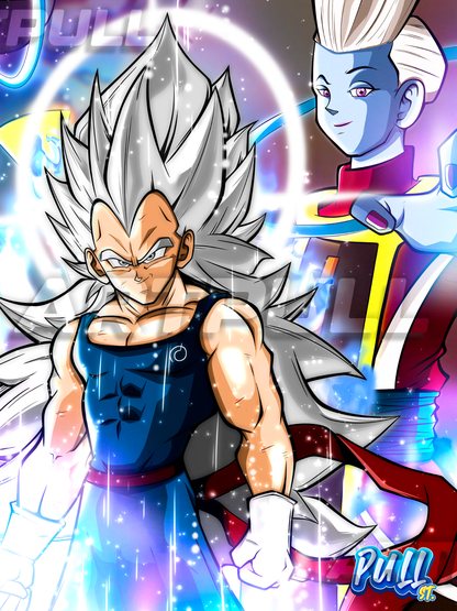 LÁMINA WHAT IF... VEGETA HYPER INSTINCT DRAGON BALL SUPER