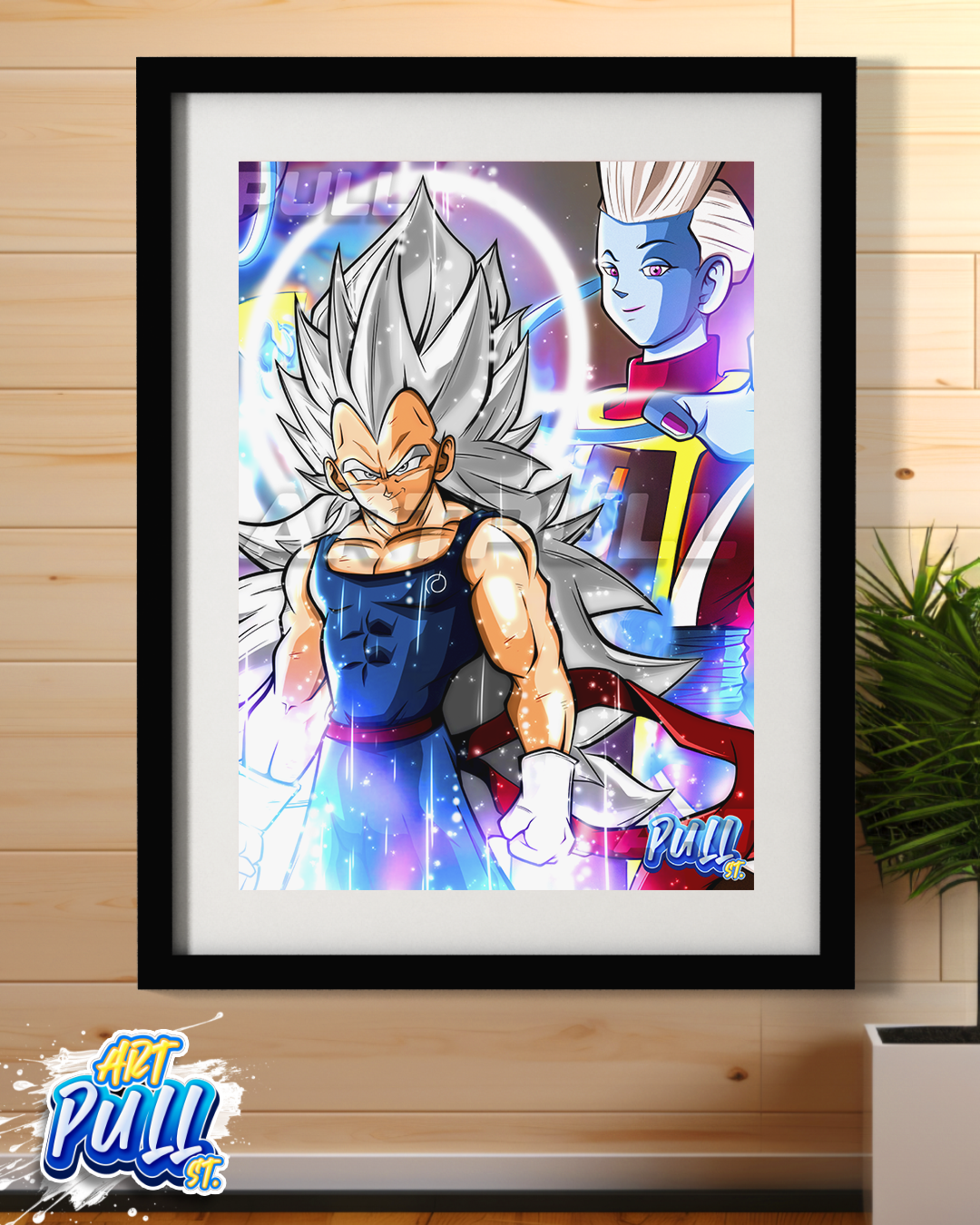 LÁMINA WHAT IF... VEGETA HYPER INSTINCT DRAGON BALL SUPER