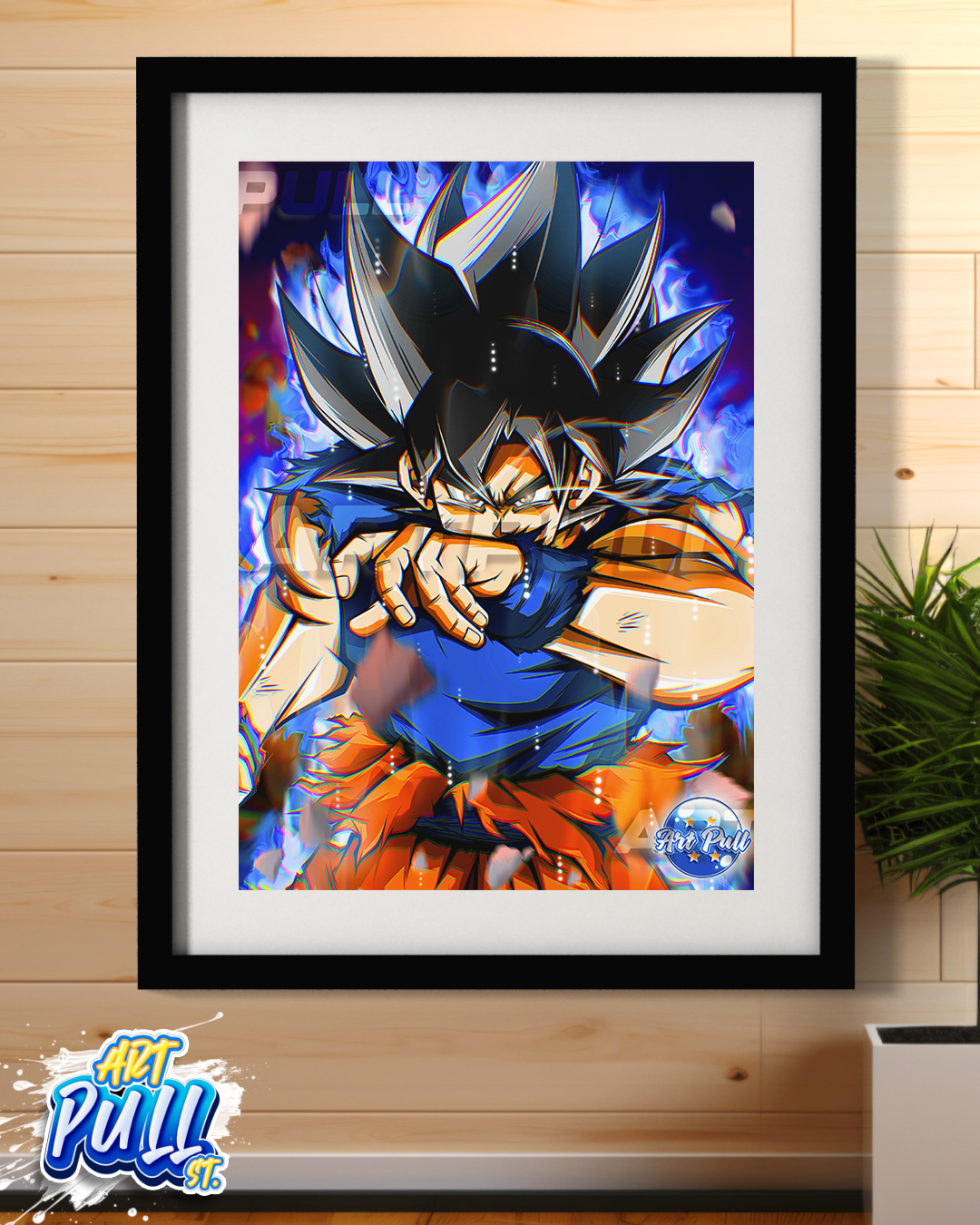 LÁMINA IMPERFECT GOD GOKU UI SIGN DRAGON BALL SUPER