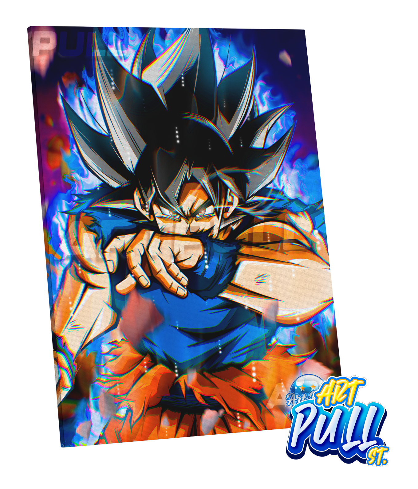 LIENZO DRAGON BALL SUPER IMPERFECT GOD GOKU UI SIGN