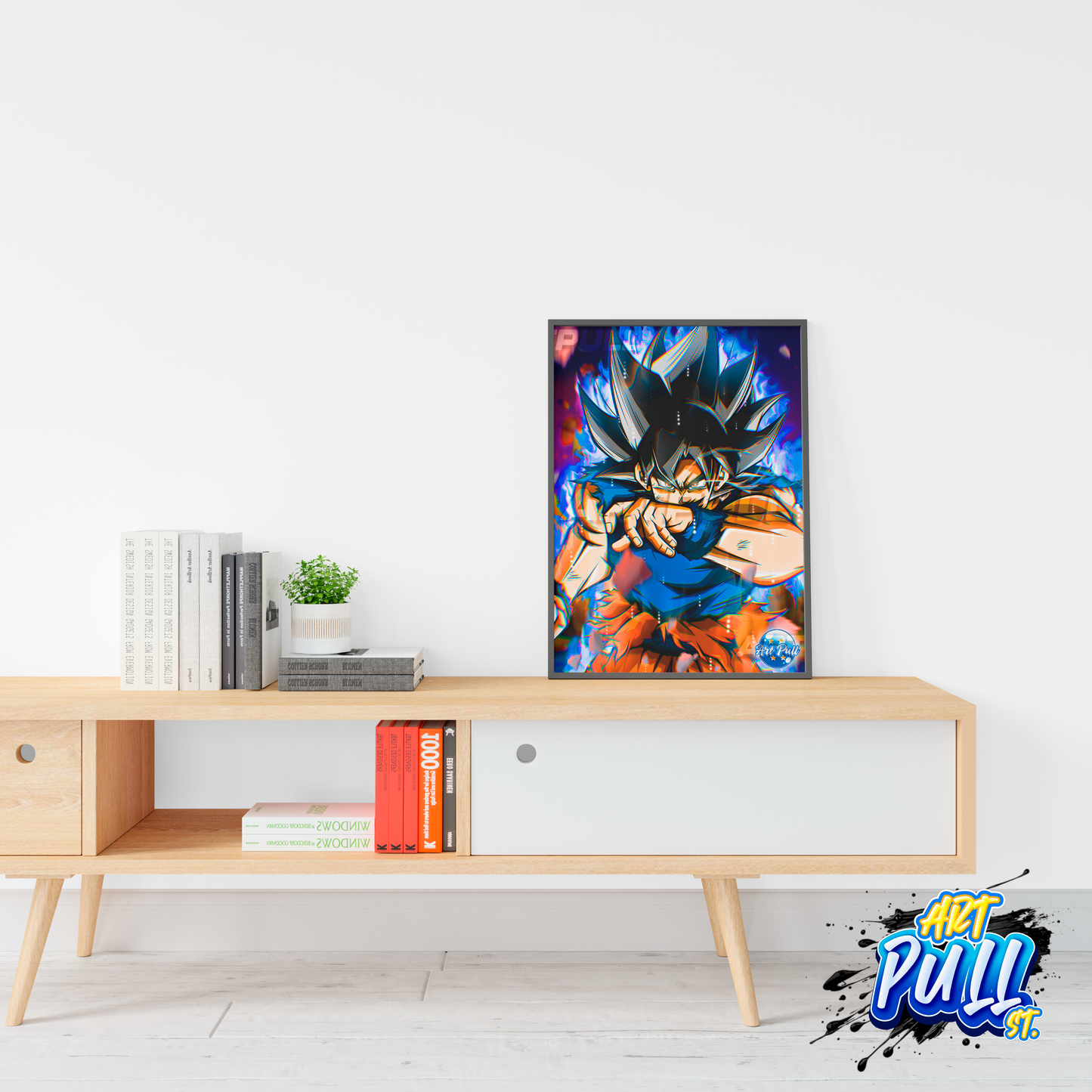 LÁMINA IMPERFECT GOD GOKU UI SIGN DRAGON BALL SUPER