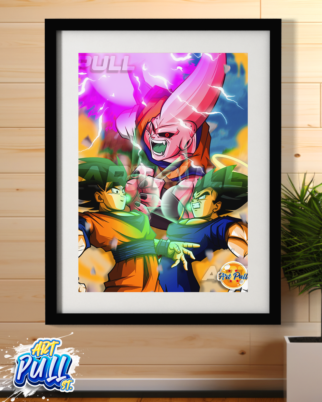 LÁMINA DBZ IT,S NOW OR NEVER VEGETTO DRAGON BALL Z