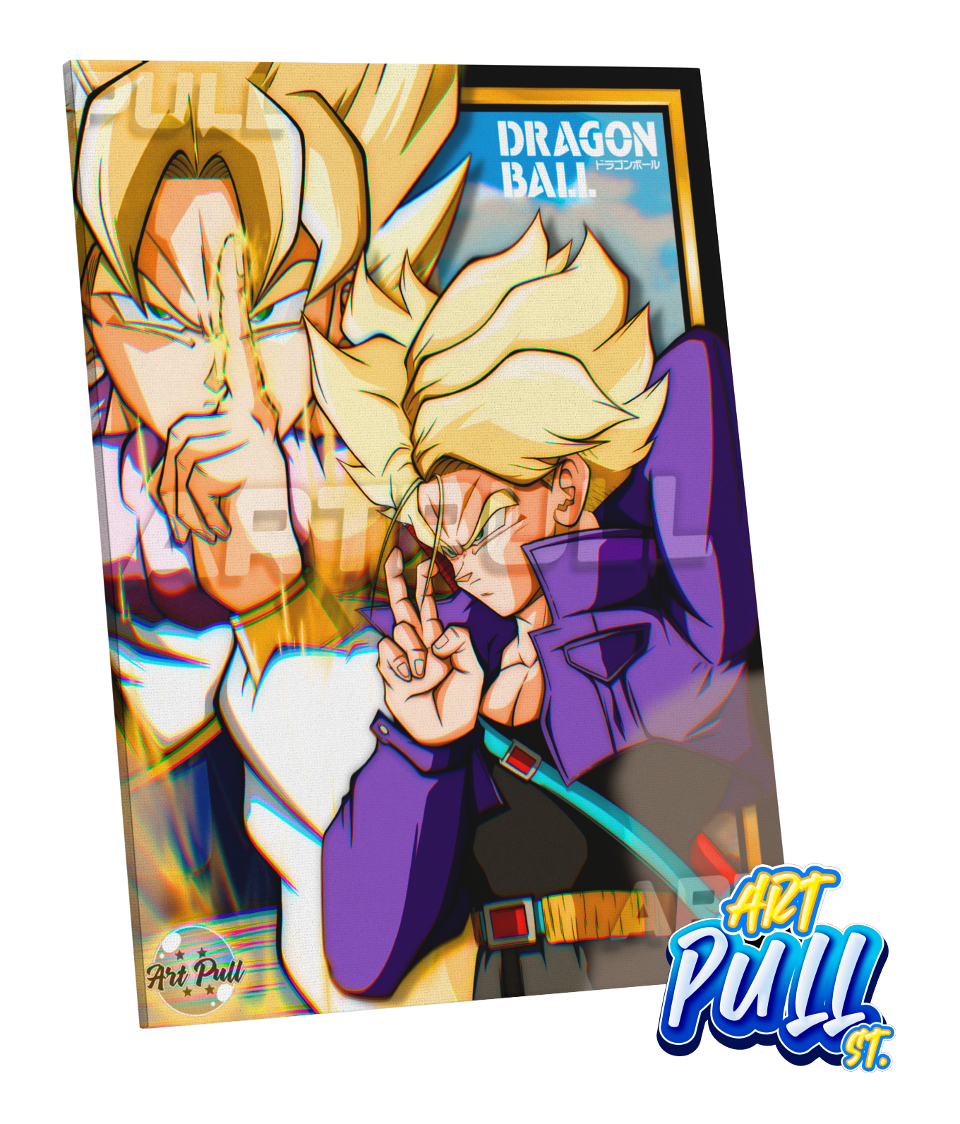 LIENZO DRAGON BALL Z I,M LIKE YOU FUTURE TRUNKS