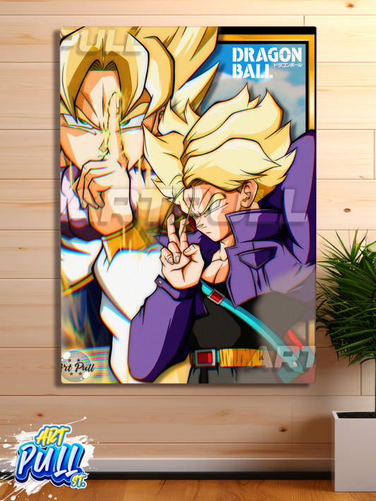 LIENZO DRAGON BALL Z I,M LIKE YOU FUTURE TRUNKS