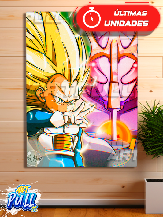 LIENZO DRAGON BALL DAIMA DEMON 3RD VEGETA SSJ3