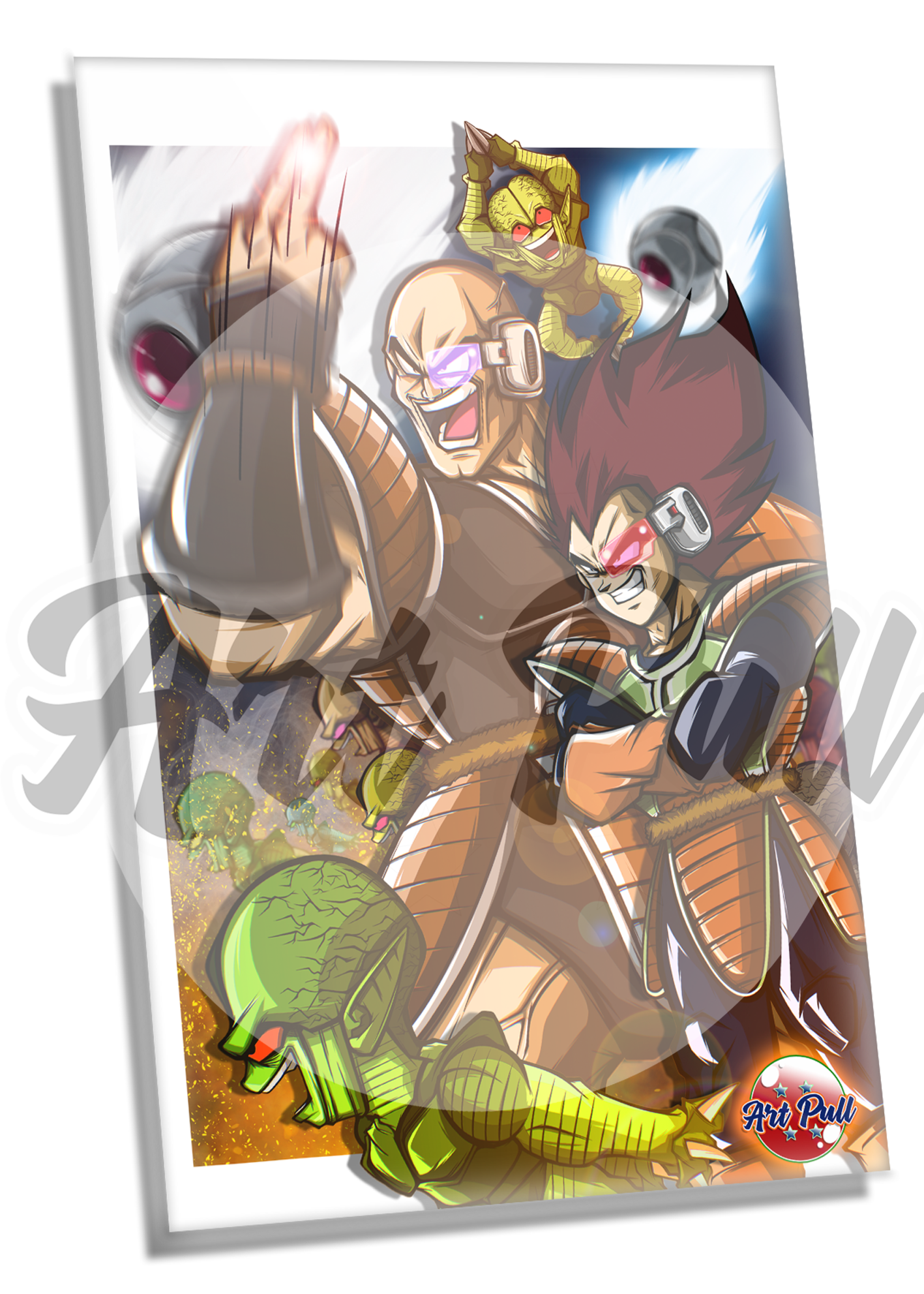 ACRÍLICO VEGETA Y NAPPA ALIEN (DES) ARMY DRAGON BALL Z