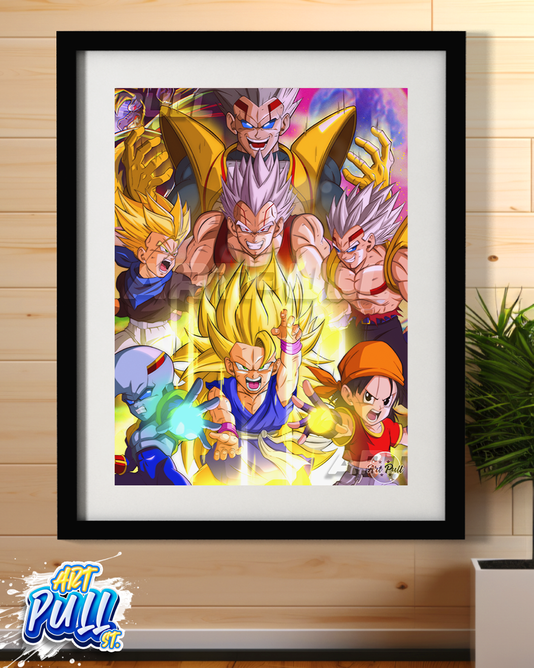 LÁMINA DRAGON BALL GT PARASITE BABY