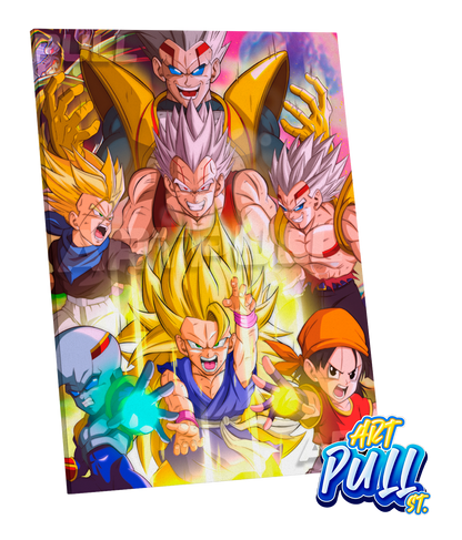 LIENZO DRAGON BALL GT PARASITE BABY