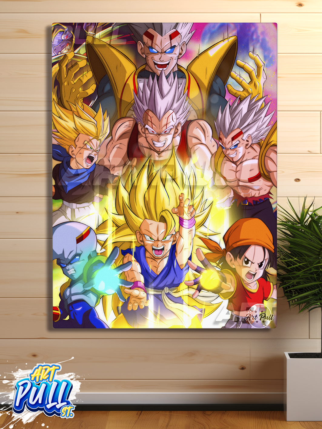 LIENZO DRAGON BALL GT PARASITE BABY