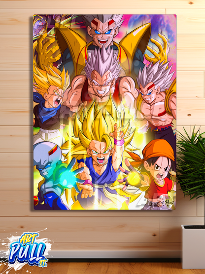 LIENZO DRAGON BALL GT PARASITE BABY