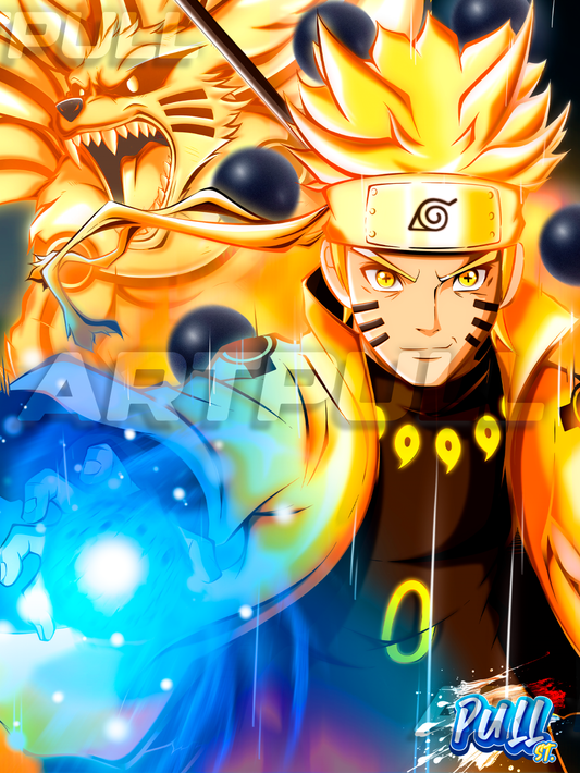 LÁMINA SIXTH RASENGAN BEAST NARUTO SHIPPUDEN