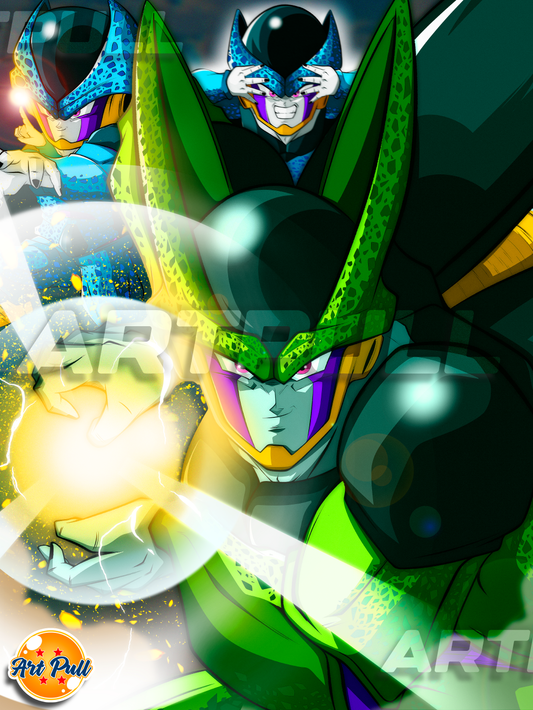 LÁMINA DRAGON BALL Z SOLAR WAVE (01) PERFECT CELL