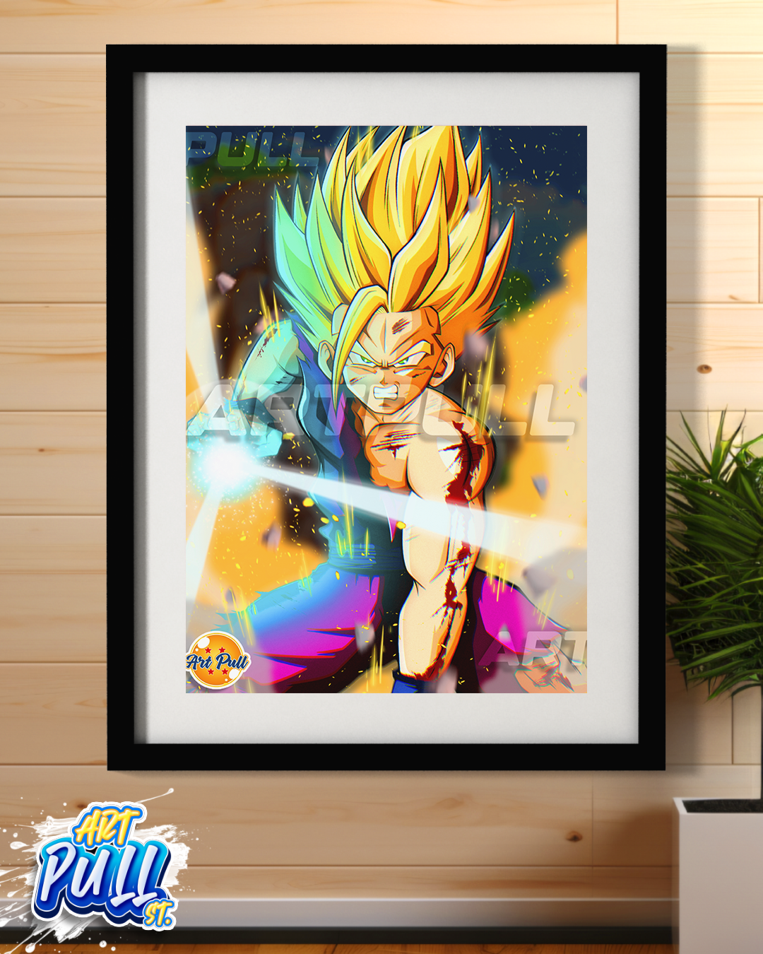 LÁMINA DRAGON BALL Z SOLAR WAVE (02) GOHAN SSJ2