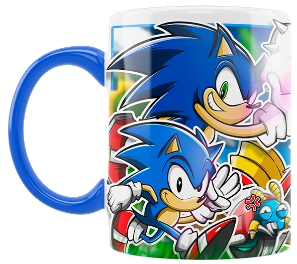 TAZA BLUE GENESIS (33) SONIC THE HEDGEHOG