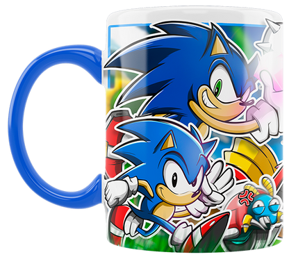 TAZA BLUE GENESIS (33) SONIC THE HEDGEHOG