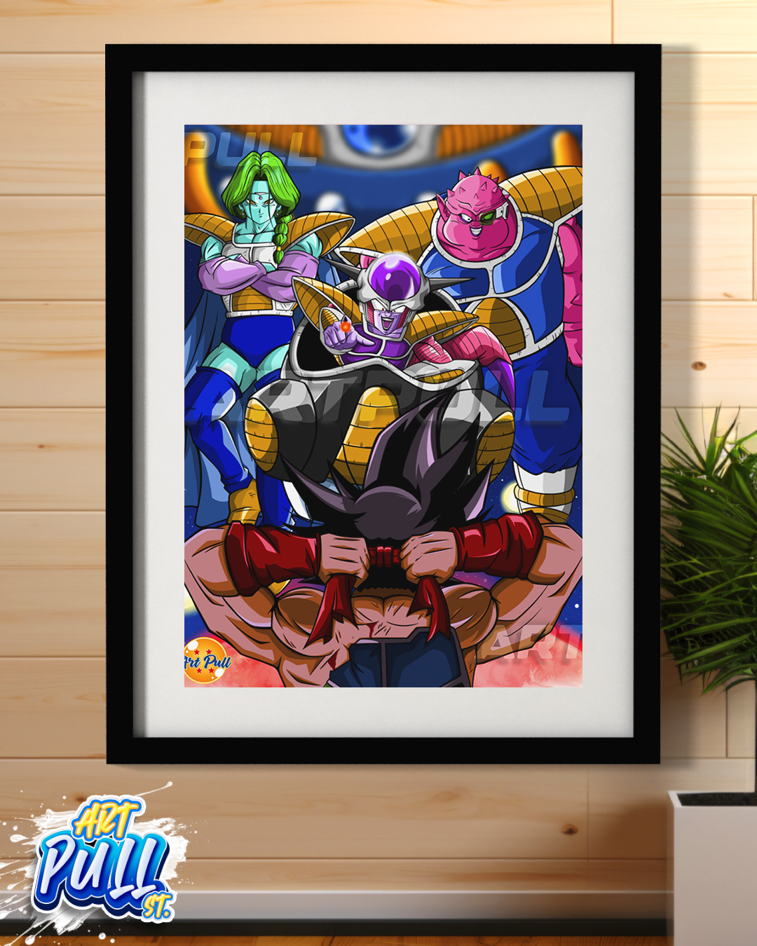 LÁMINA DRAGON BALL Z THE LAST FIGHT BARDOCK VS. FREEZER