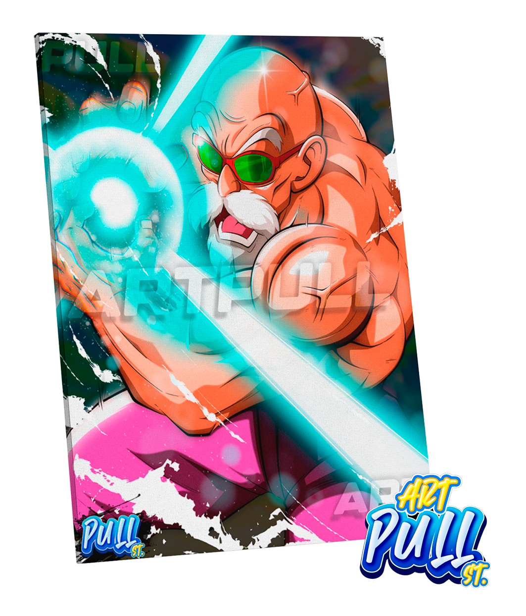 LIENZO DRAGON BALL TSUNAMI REVENGE MUTEN ROSHI