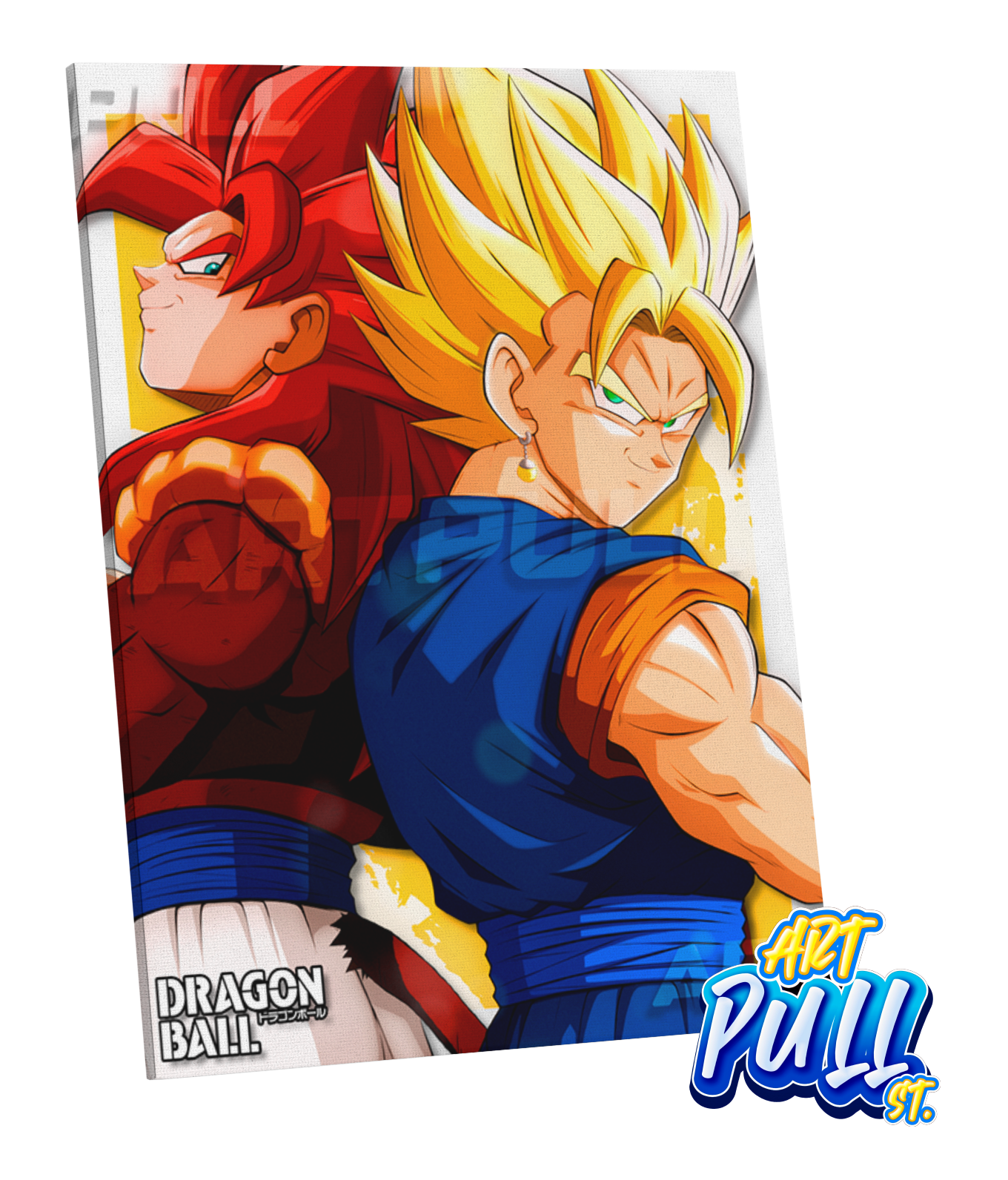 LIENZO DRAGON BALL TWO OF US GOGETA & VEGETTO