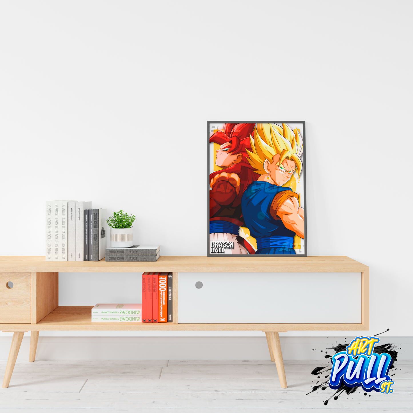 LÁMINA DRAGON BALL TWO OF US GOGETA & VEGETTO