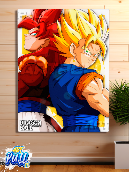 LIENZO DRAGON BALL TWO OF US GOGETA & VEGETTO