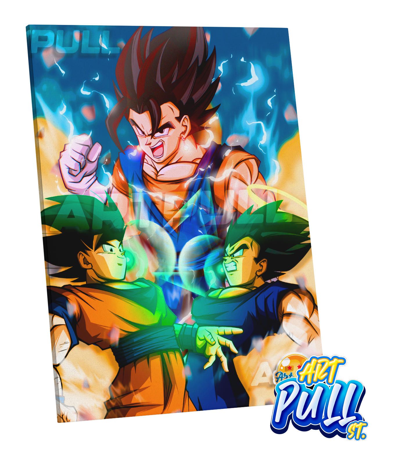 LIENZO DRAGON BALL Z WE DID IT VEGETTO